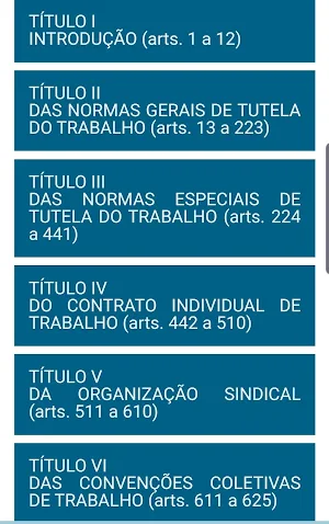 CLT Leis Trabalhistas Screenshot 1