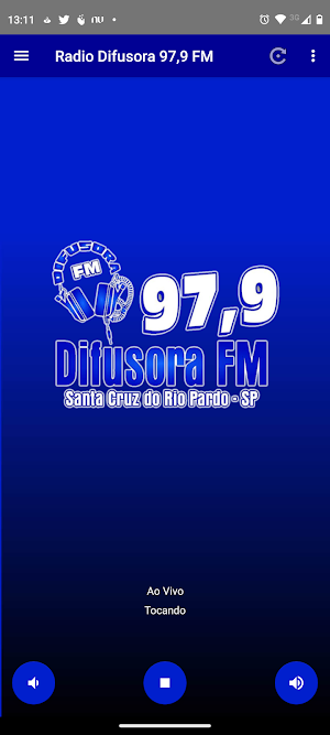 Rádio Difusora 97,9 FM de Santa Cruz do Rio Pardo Screenshot 3