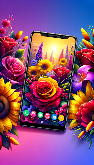 Flower Wallpapers Rose 4K - HD Screenshot 1