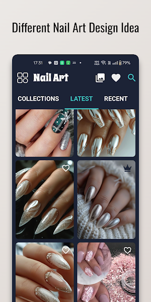 Platinum Chic Nail Art Design Screenshot 0