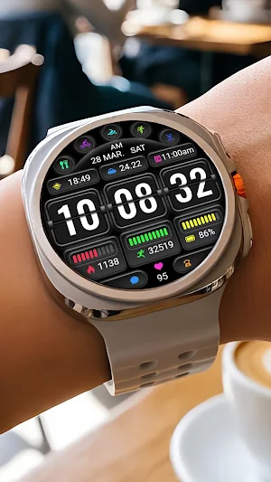 Page Turning Clock ZKin Watch Screenshot 0