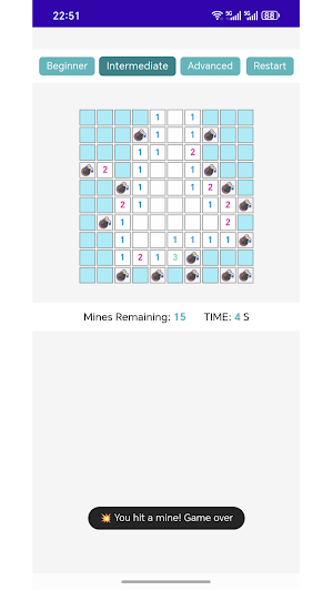 Minesweeper Classic Mines Game Screenshot 2