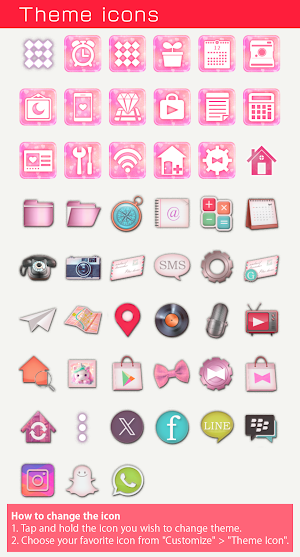 Adorable Unicorn Theme +HOME Screenshot 3
