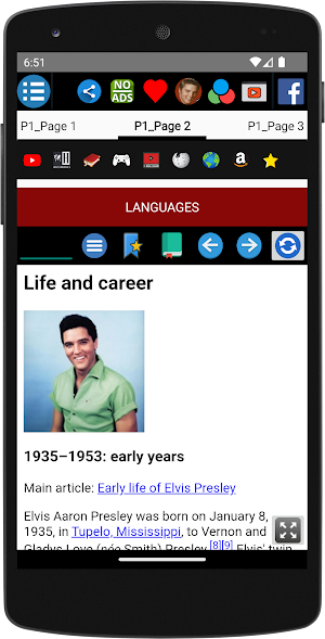 Elvis Presley - Biography Screenshot 2