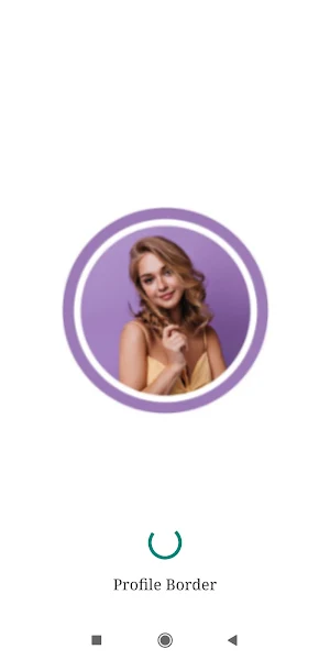 Profile Border Photo Frame Screenshot 0