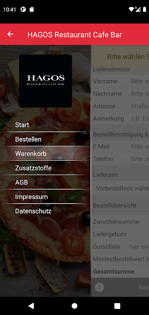 HAGOS Restaurant Cafe Bar Screenshot 0