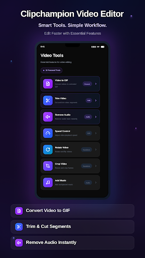 Clipchampion video editor Screenshot 1