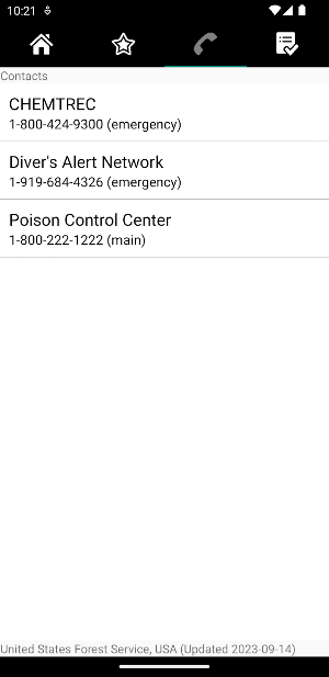 USFS EMS Protocols Screenshot 1