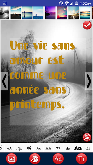 Triste vie & citations d’amour Screenshot 1