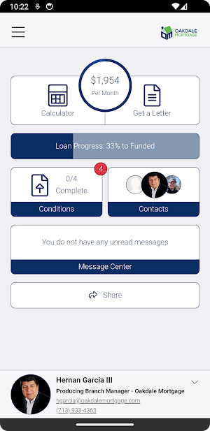 Oakdale Mortgage Screenshot 1