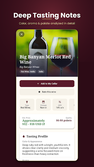 AI Sommelier-Wine ID & Cellar Screenshot 2