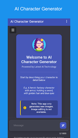 AI Character Generator Screenshot 0