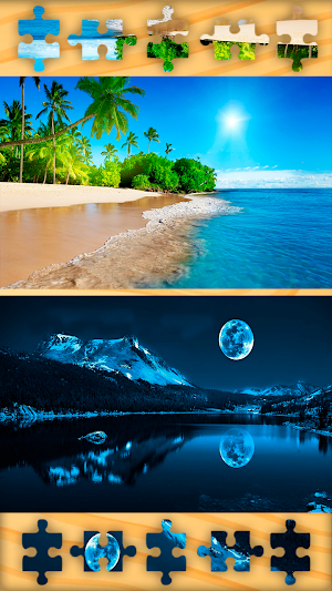 Landscape Puzzles Jigsaw Games Screenshot 1