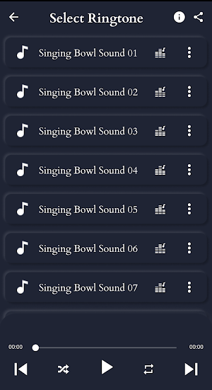 Singing Bowls Sounds Screenshot 2