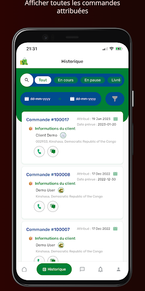 Nyonso Courier Screenshot 1