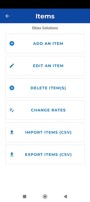 EazyBilling- Basic Billing App Screenshot 1