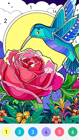 Fancy Color - Paint By Number Screenshot 1