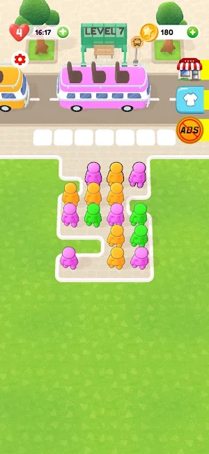 Exit Jam: Bus Sort Puzzle Screenshot 2
