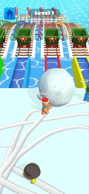 Ice Runner Battle: Snow Race Screenshot 2