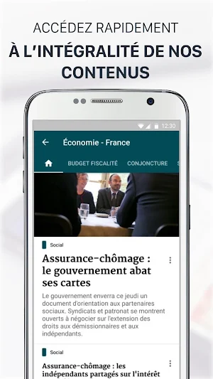 Les Echos, l'info économique Screenshot 1