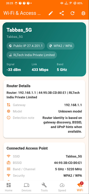 Netlyzer Screenshot 0