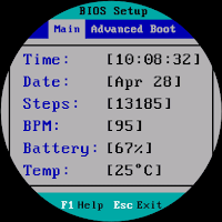 Retro BIOS Watch Face