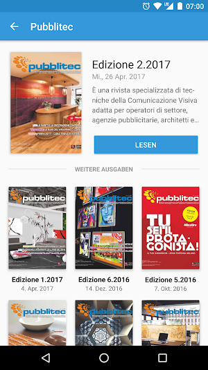 e-dicola, kiosk and magazines Screenshot 1