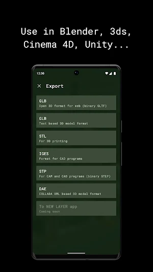 New Layer Teleport: 3d scanner Screenshot 2