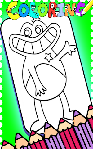 banban Garten 2 coloring game Screenshot 2