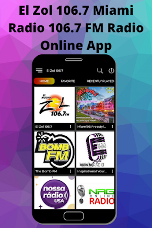 El Zol 106.7 Miami Radio 106.7 FM Radio Online App Screenshot 0