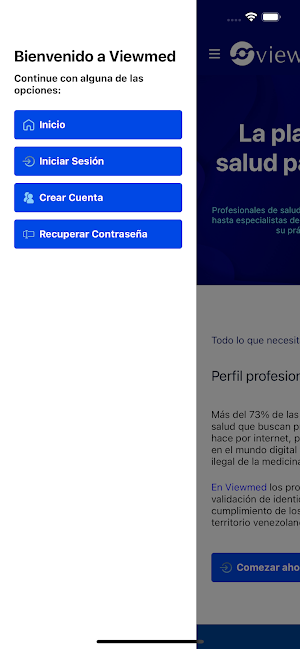 Viewmed Profesionales Screenshot 1