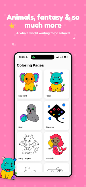 Colorful Hearts: Paint Fun Screenshot 2