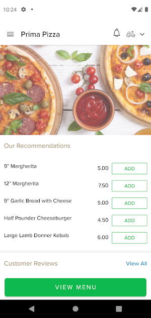 Prima Pizza Screenshot 1