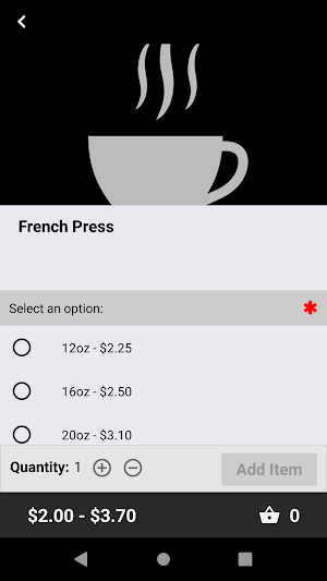 Cavallo Espresso Screenshot 2