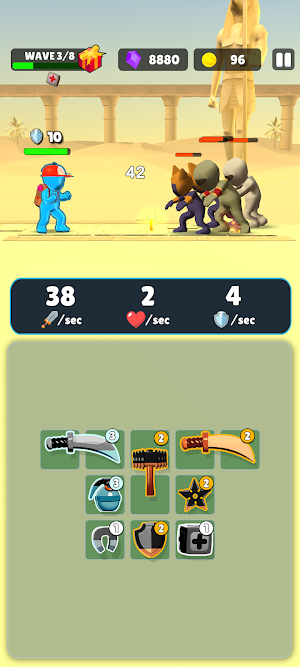 Merge Weapon Inventory Hero Screenshot 1