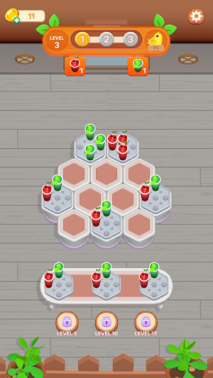Coffee Pack: Hexa Sort Screenshot 1