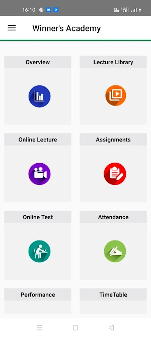 Winner's Academy MyClassAdmin App Screenshot 2