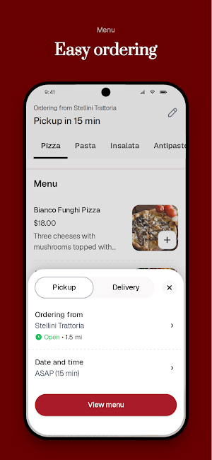 Stellini Trattoria Screenshot 2