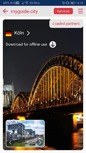 Cologne city guide Screenshot 0