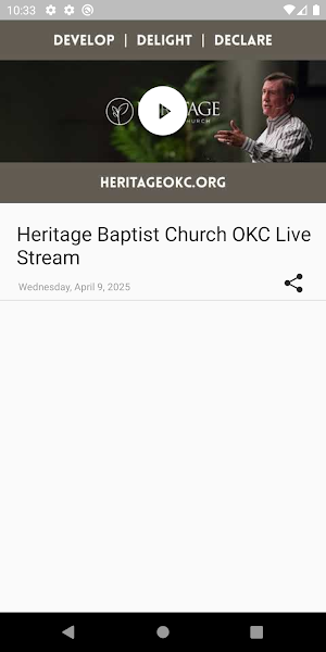 Heritage Baptist OKC Screenshot 3