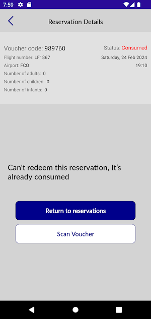 IEG Reservations Management Screenshot 3