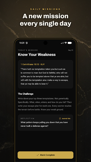 Iron & Light: Christian Men Screenshot 2