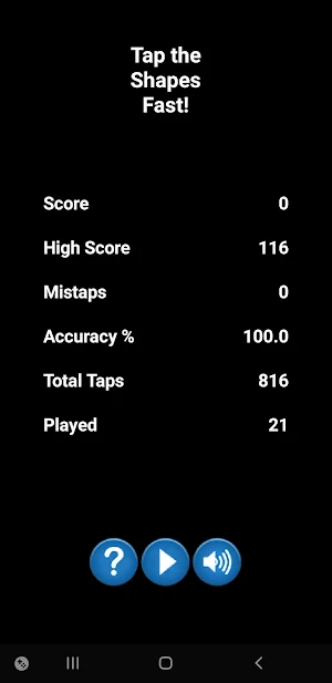 20 Second Tap the Shapes Fast Screenshot 0