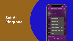 Percussion Sounds - Instrument Ringtones Screenshot 2