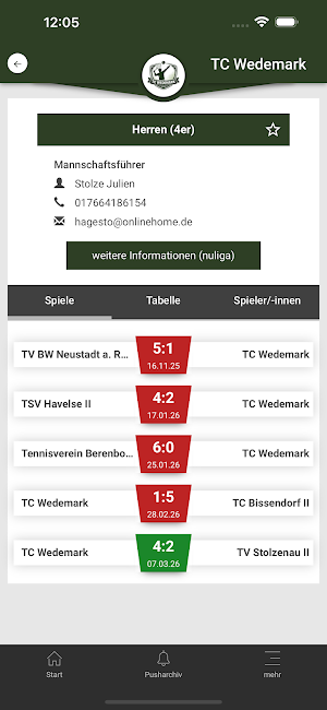 TC Wedemark Screenshot 2