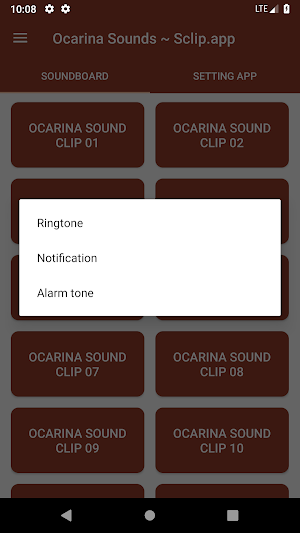 Ocarina Sound Collections ~ Sclip.app Screenshot 2