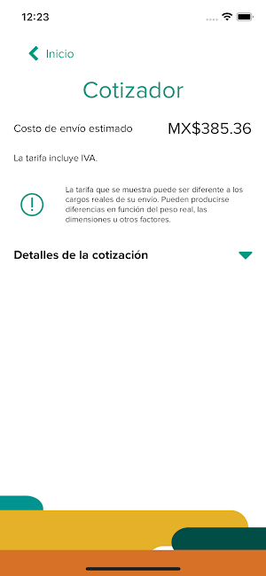 Paquetería Vencedor Screenshot 3