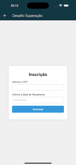 Inscrição USeB Screenshot 3