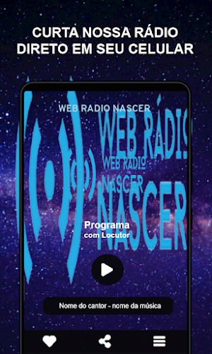 web Rádio Nascer Screenshot 1