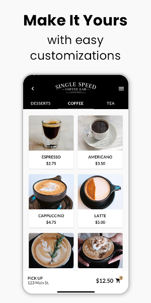 Single Speed Coffee Lab Screenshot 2